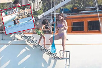 Nil Karaibrahimgil ve Serdar Erener, 100 milyon liralık yeni tekneleriyle bodrum sezonunu açtı