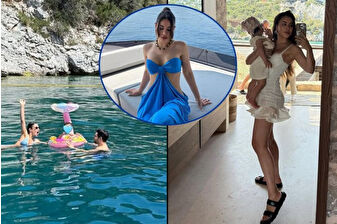 Pırıl Çetindoğan Kokuludağ Bodrum tatilinde