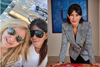 Suzan Sabancı Bodrum tatilinde