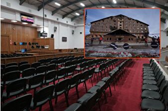 Kartalkaya otel yangını davası için 700 kişilik özel salon