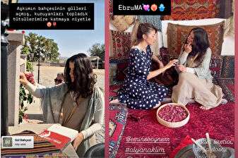 Elif Boyner'den doğal gül makyajı
