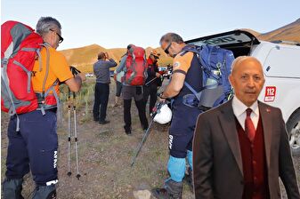 Türk Kızılay Ankara Şube Başkanı Mehmet Sılay, Hasan Dağı'na zirve tırmanışında düşerek yaralandı