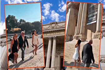 Ahmet Güneştekin'in Roma'daki 'Yoktunuz' sergisine en havalı giriş