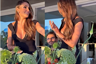 Hakan Sabancı, Hande Erçel'i davetinde yalnız bırakmadı
