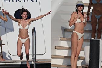 'Grinin 50 Tonu'nun yıldızı Ibiza'da kız kıza tatilde