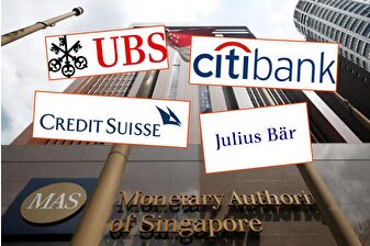 Singapur'da UBS, Citigroup, Julius Baer ve Credit Suisse'nin de arasında olduğu finans kuruluşlarına kara para cezası kesildi
