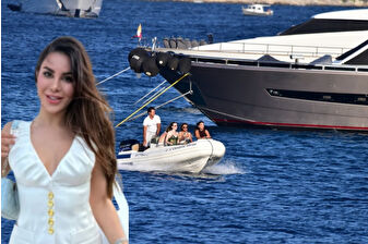 Cemiyet hayatının ışıltılı isimlerinden Pırıl Çetindoğan Kokuludağ, bodrum tatilinde arkadaşlarını yatında ağırlıyor