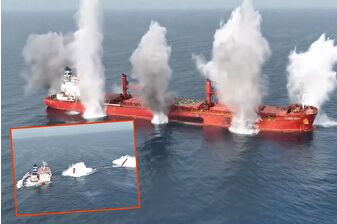 Yemen'deki Husiler, Kızıldeniz'de bir gemiye düzenledikleri saldırının görüntülerini paylaştı