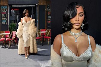 Kim Kardashian, Balenciaga podyumunda 250 karattan fazla elmas taktı