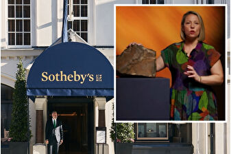 Dünyanın en büyük Mars göktaşı New York'ta Sotheby’s’te sergileniyor