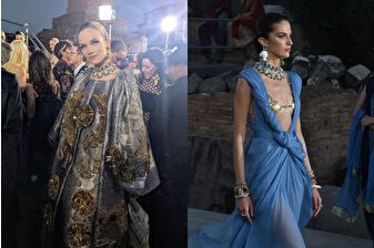 Dolce&Gabbana son koleksiyonunu Roma'da Arkeoloji Parkı'nda tanıttı