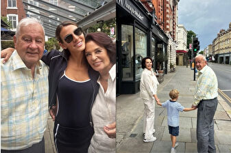 Anneanne ve torun Londra'da bir araya geldi
