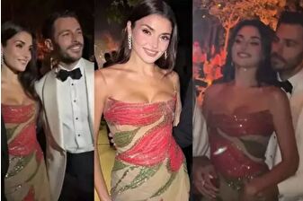 Hande Erçel, Lübnan düğününde aşk tazeledi