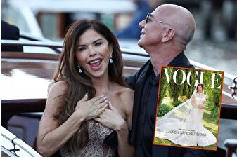 Jeff Bezos'tan eşi Lauren Sanchez'e Vogue hediyesi