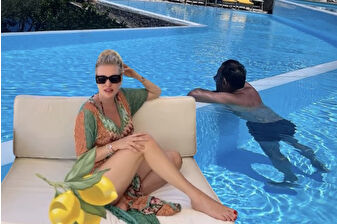 Melda Kosif ve eşi İtalya tatilinde