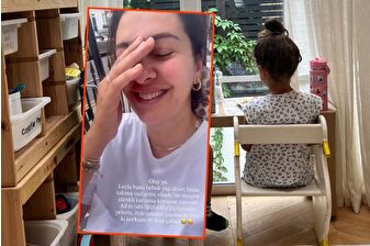 Kızı 'Bebek yap' dedi, Bergüzar Korel paylaştı