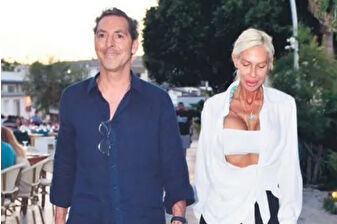 İş insanı Raif Dinçkök ve Hande Demir Türkbükü'nde görüntülendi