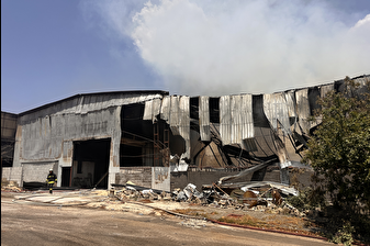 Gaziantep'te halı fabrikası yandı