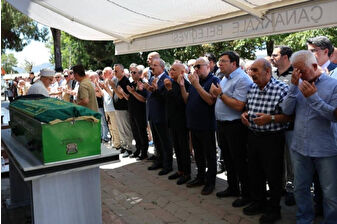 Dardanel Yönetim Kurulu Başkanı Niyazi Önen’in kayınvalidesi son yolculuğuna uğurlandı