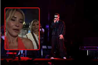 Arzu Sabancı, Justin Timberlake’in konserinde kalabalığa yakalandı