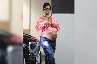 Üçüncü çocuğuna hamile olan Rihanna, Beverly Hills’te görüntülendi
