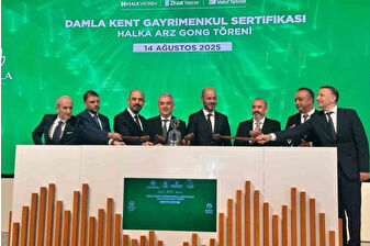 Damla Kent Projesi Gayrimenkul Sertifikası için 'Gong' çaldı