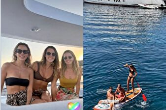 Aslışah Alkoçlar'ın eğlenceli Yunanistan tatili