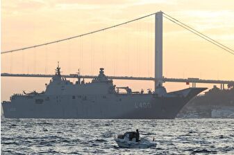 TCG Anadolu, 'Zafer Yolculuğu' için Çanakkale'den İstanbul'a hareket etti