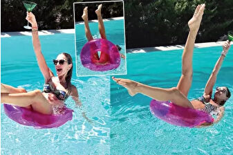 Başak Özbek'in Bodrum'da eğlenceli anları