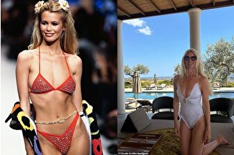 Claudia Schiffer 55 yaşında formunu koruyor
