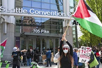 'No Azure for Apartheid' grubu, Microsoft’un Filistinlilere yönelik askeri operasyonlarda kullandığı iddia edilen teknolojisini protesto etti