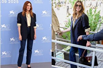 Julia Roberts, Uluslararası Venedik Film Festivali alanında yoğun ilgi gördü