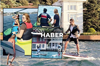 Cemiyet hayatının sportif ünlüleri bugünlerde Boğaz'da kano ve su sporlarına merak sardı