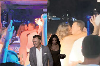 Güzide Duran, Fikret Orman ile Marmaris'te dudak dudağa görüntülendi