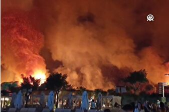 Antalya'nın Aksu ilçesinde orman yanını çıktı