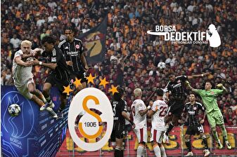 Frankfurt'tan 5 gol yiyen Galatasaray'ın hisseleri yüzde 5 düştü