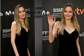 Angelina Jolie, 2025 San Sebastián Uluslararası Film Festivali'nde yeni filmi 'Couture'u tanıttı