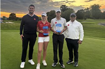 Hırvatistan'da düzenlenen Açık Golf Turnuvası'nda 16 yaşındaki Deniz Sapmaz ikinci oldu