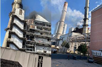 Kangal Termik Santrali'nde çıkan yangın ekiplerin müdahalesi ile kontrol altına alındı