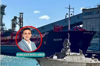 Ukrayna drone'larından kaçan Rus savaş gemisi Vyshny Volochek, Türk tankeri Nazan'a çarptı