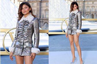 Zendaya, Paris Moda Haftası'nda göz kamaştırdı