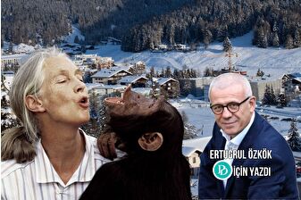 Ertuğrul Özkök, dünyaca ünlü primatolog Jane Goodall'ın erkek siyasetçilerin davranışını maymunlarınkine benzettiği Davos konuşmasını yazdı 