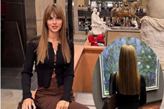 Genç iş insanı Hacı Sabancı’nın eşi Nazlı Sabancı, Paris’te Musée d’Orsay’ı ziyaret ederek Van Gogh’un eserlerini yakından inceledi