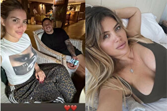 Icardi'nin eski eşi Wanda Nara'dan yeni sevgilisi gizemli M'yle ilk kare
