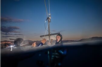 Milli sporcu Şahika Ercümen Gazze için daldı ve 107 metre ile dünya rekoru kırdı