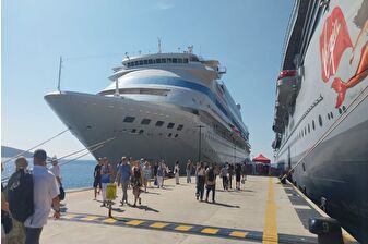 Bodrum’da kruvaziyer bereketi: 10 dev yolcu gemisi 15 günde 10 bine yakın turist getirdi
