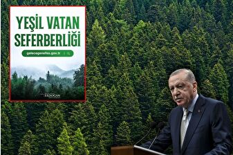 Cumhurbaşkanı Erdoğan'dan Milli Ağaçlandırma Günü dolayısıyla Yeşil Vatan Seferberliği çağrısı