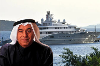 Dubaili milyarder Abdulla Al Futtaim'in 300 milyon dolar değerindeki 110 metrelik Radiant isimli süper yatı, Bodrum'a demirledi