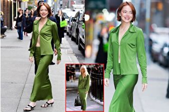 Emma Stone, 90’lardaki Gwyneth Paltrow’un Büyük Umutlar filmindeki ikonik tarzını yansıttı