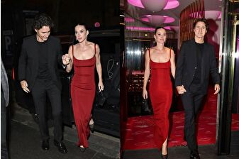 Katy Perry ve Justin Trudeau Paris'te ilk kez el ele poz verdi